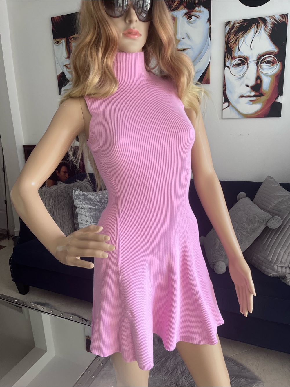 Zara dress sz M pink🩷